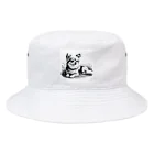 サボのドッグショップのチワポメ Bucket Hat