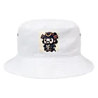 戦国時代マニアのデフォルメ小早川秀秋君 Bucket Hat