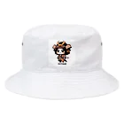 戦国時代マニアのデフォルメ毛利元就君 Bucket Hat