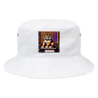 クロスクリエイティブのクイズを出しているトラ Bucket Hat