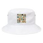 MEGROOVEのほのぼの仲間 Bucket Hat