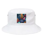 yuking0825の海を彩るコーラル Bucket Hat