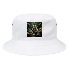 ZORATHのパイナップル　サル Bucket Hat