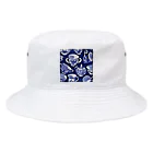 (っ◔◡◔)っ ♥ Le Petit Trésor ♥の花の詩カップ(The Flower Poetry Cup) Bucket Hat