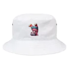 kangekiの逆さまのカバ Bucket Hat