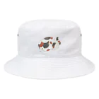 心の森ミュージアム　遊童館の三毛猫 Bucket Hat