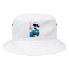 【ホラー専門店】ジルショップの新選組 沖田総司アート Bucket Hat