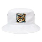 happiness_shopの粗食が一番 Bucket Hat