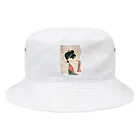 寿めでたや(ukiyoe)の浮世絵：喜多川歌麿_＜教訓親の目鑑＞ Bucket Hat