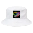 納豆ごはんの派手な蛇グッズ Bucket Hat