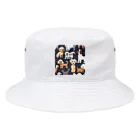 taka_nirvanaの仲良しマルチーズ Bucket Hat