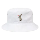 ゆかまるSHOPの求愛（バラとうさぎ） Bucket Hat