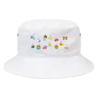 もふもふ堂のギリシャ神話好きへ！、かわいい１２（１３）星座のデザイン Bucket Hat