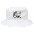 marrikat189のくつろぐトカゲ Bucket Hat