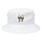 ケタケタの店の2人の休日デート Bucket Hat