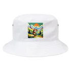 きなこのショップのこども登山家 Bucket Hat