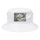 夢魔のお部屋の毒林檎(白黒) Bucket Hat