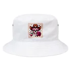 yasurin7000のローズスカル Bucket Hat