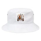 とろろショップのデグー（アンデスの歌うねずみ） Bucket Hat