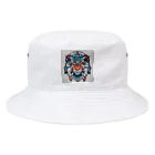 ラムネのライオンのロゴ Bucket Hat