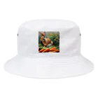 IKINARIの人参とうさぎ Bucket Hat