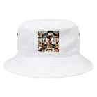 keikei5のダックスフントが料理 Bucket Hat