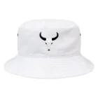 コチ(ボストンテリア)の小物用:牛の頭蓋骨 Bucket Hat