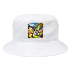 ほっこり絵音舎のふしぎなおともだち Bucket Hat