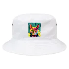 PAC (ポップアートキャット）のPAC (ポップアートキャット) Bucket Hat