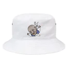 B-catのだじゃれ偉人シリーズ「ガンジー」 Bucket Hat