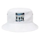 akipen76の共存を目指すペンギン Bucket Hat