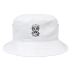 mirinconixのじっと見るガラクタくん Bucket Hat