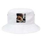 feliceのリビングでごろんとする猫 Bucket Hat