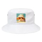 AQUAMETAVERSEの帽子をかぶった可愛い子猫 Marsa 106 バケットハット
