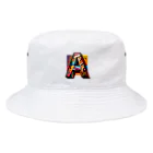 MushikingのアルファベットのA Bucket Hat