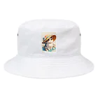 AQUAMETAVERSEの帽子をかぶった可愛い子猫 Marsa 106 Bucket Hat