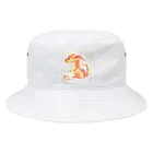 ニャン丸の火の世界に生まれたドラゴン Bucket Hat