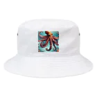 namuhatimanの海を泳いでいるタコ Bucket Hat