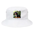 IROTOPIA🐾のダックスフントのリアムくん Bucket Hat