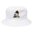 B-catのだじゃれ偉人シリーズ「孟子」 Bucket Hat