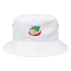 さちあきのおみせの季節のさくら餅ハリネズミ Bucket Hat