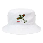 NYAO_AVIATIONの一式戦 隼（加藤隼戦闘隊 隊長機）グッズ Bucket Hat