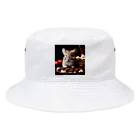 ZeroCreativeのチョコレートチンチラ Bucket Hat