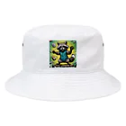 たわしの強いぜアライグマ Bucket Hat