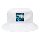 animalsの神秘的なイルカ Bucket Hat