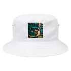 sion1010の泳ぐ猫グッズ Bucket Hat