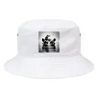 chaochao0701のカバと小鳥の友情 Bucket Hat