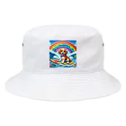 キューピットのアロハワンコ Bucket Hat