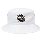 ビギニングストアの虎筆女将 Bucket Hat