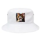 oz-chanの何かしようとしてる猫 Bucket Hat